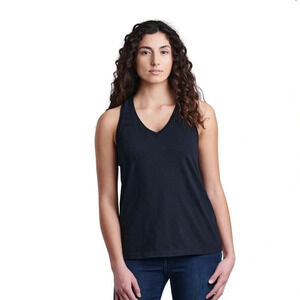 NWT Kuhl Women’s ARABELLA Black V-Neck Tank Top size Large